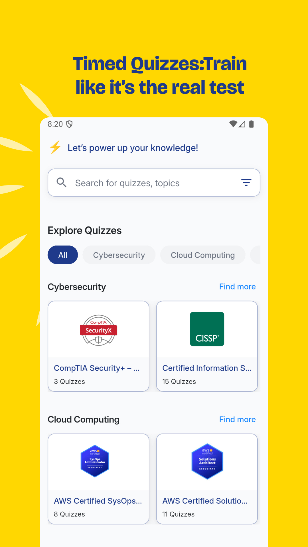 Quiz Factor App Screenshot 1